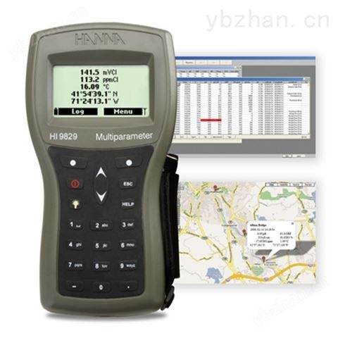 HI9829G 高精度多參數【內置GPS、15項】水質分析測定儀